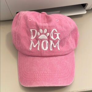 Pink 'Dog Mom’ hat